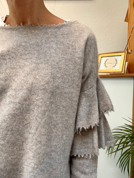 Pull beige en cachemire Max&Moi T.38