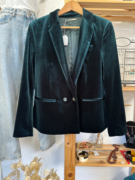 Blazer en velours Elora