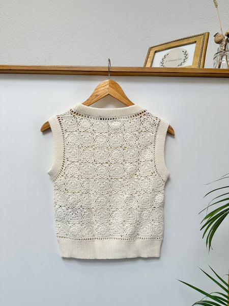 Débardeur en crochet