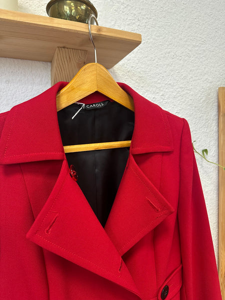 Manteau léger rouge Caroll