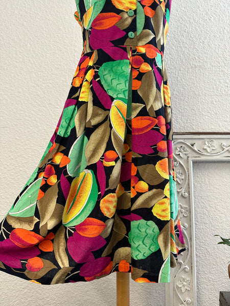 Robe imprimé tropical Vintage
