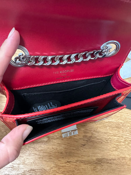 Sac en cuir rouge The Kooples