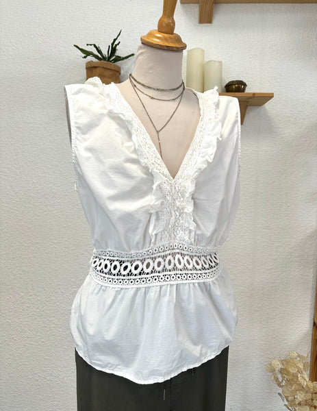 Top brodée La fée Maraboutée