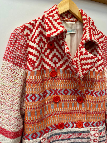 Veste en tweed coloré
