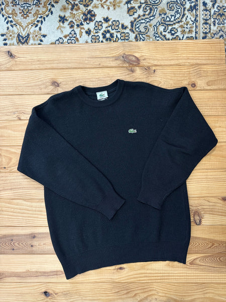 Pull noir Lacoste vintage