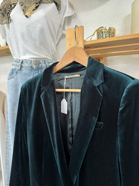 Blazer en velours Elora