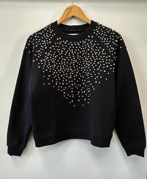 Sweat noir avec strass Ba&sh