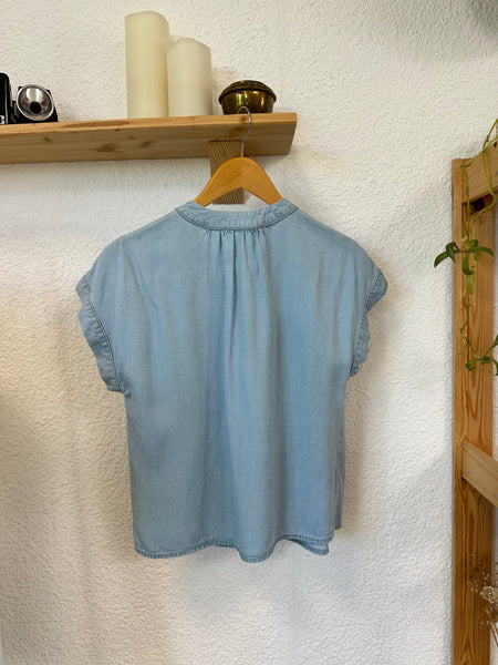 Blouse bleu