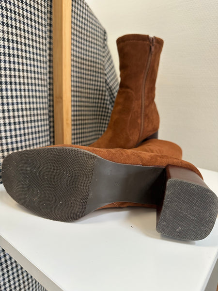 Bottines marron