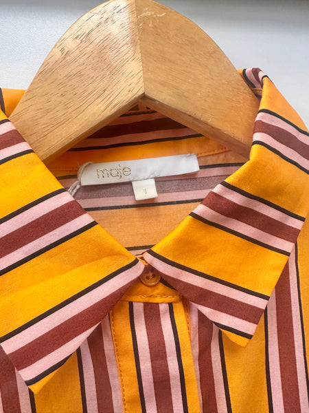 Chemise orange Maje