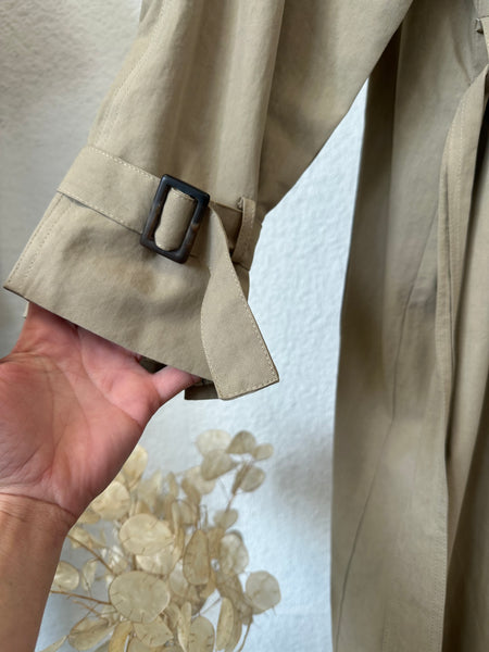 Trench long vert clair oversize Grace & Mila