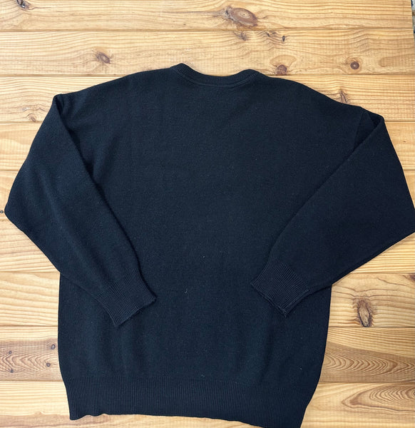 Pull noir Lacoste vintage