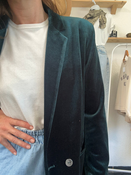 Blazer en velours Elora