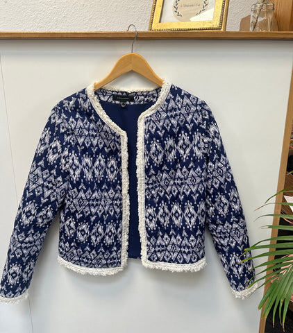 Veste bleu matelassé
