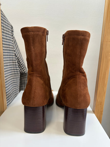Bottines marron