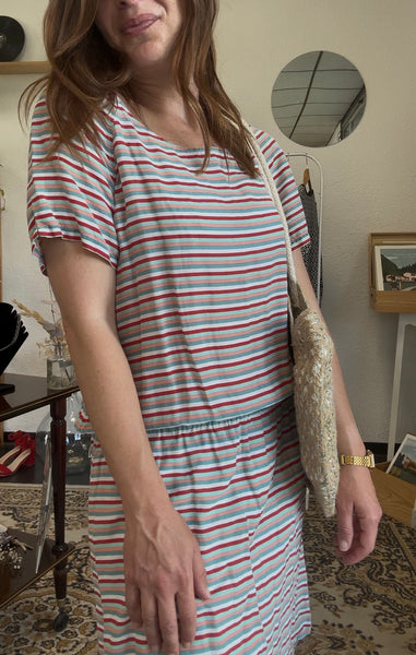 Robe en coton rayé Monoprix