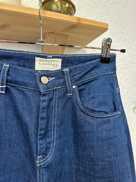 Jeans bleu wide leg Cotélac