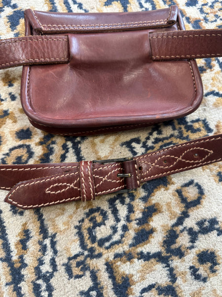 Sac en cuir marron