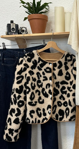 Veste imprimé animal