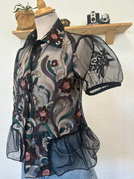 Blouse en tulle Imperial