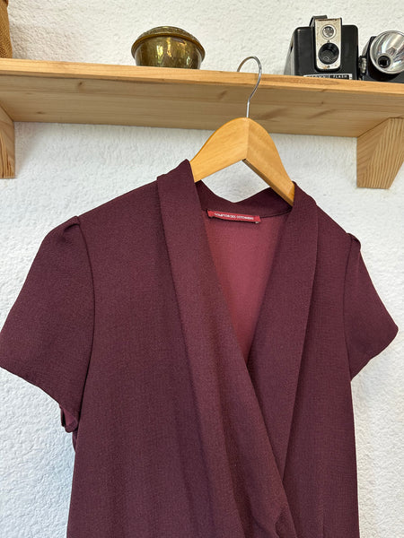 Combishort bordeaux
