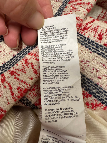 Veste en tweed coloré