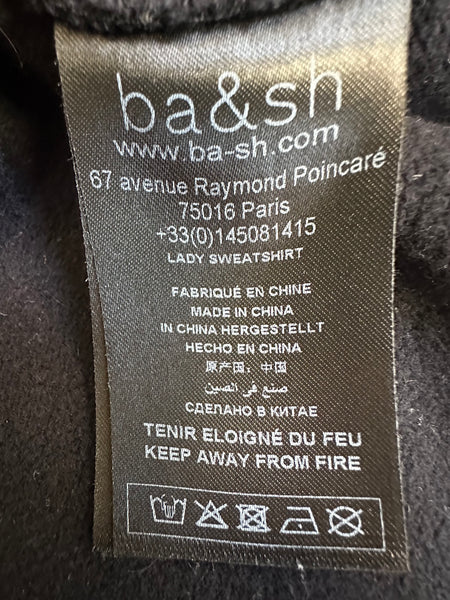 Sweat noir avec strass Ba&sh