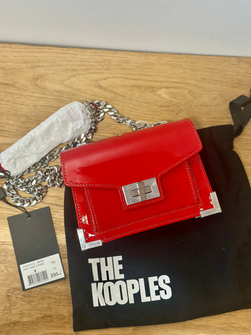 Sac en cuir rouge The Kooples