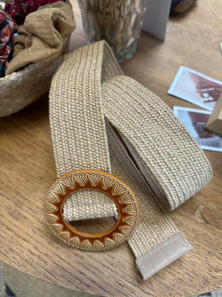 Ceinture en paille