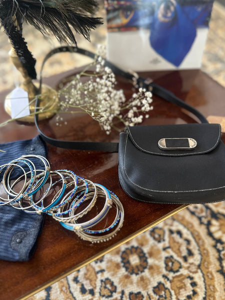 Lot de bracelets doré et bleu