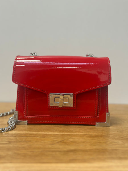 Sac en cuir rouge The Kooples