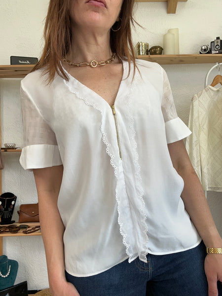 Blouse blanche Sandro