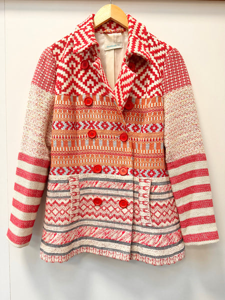 Veste en tweed coloré