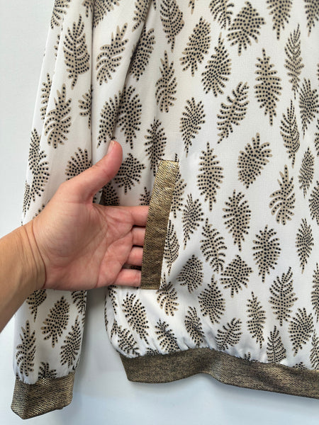 Veste bombers dorée
