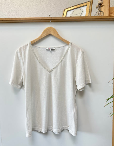 Tee-shirt crème Morgan