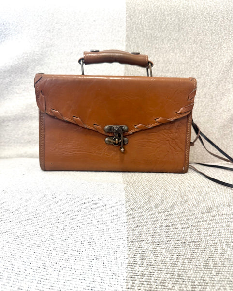 Sac en cuir vintage