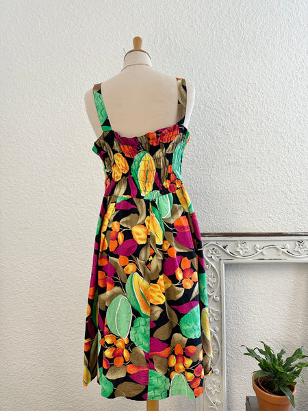 Robe imprimé tropical Vintage