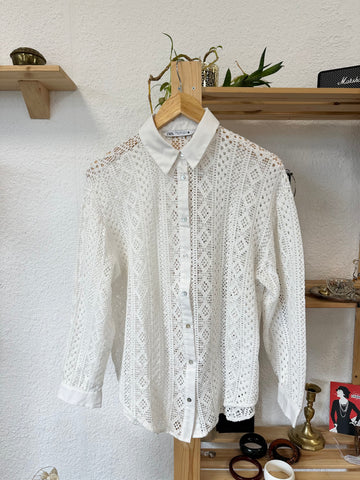 Chemise en dentelles Zara