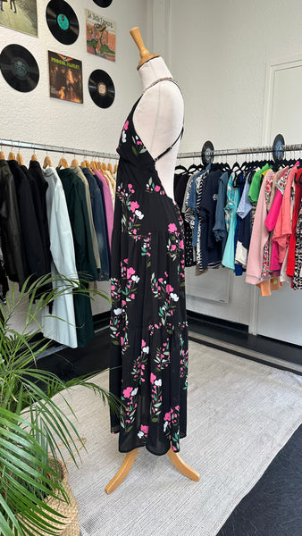 Robe longue à dos nu