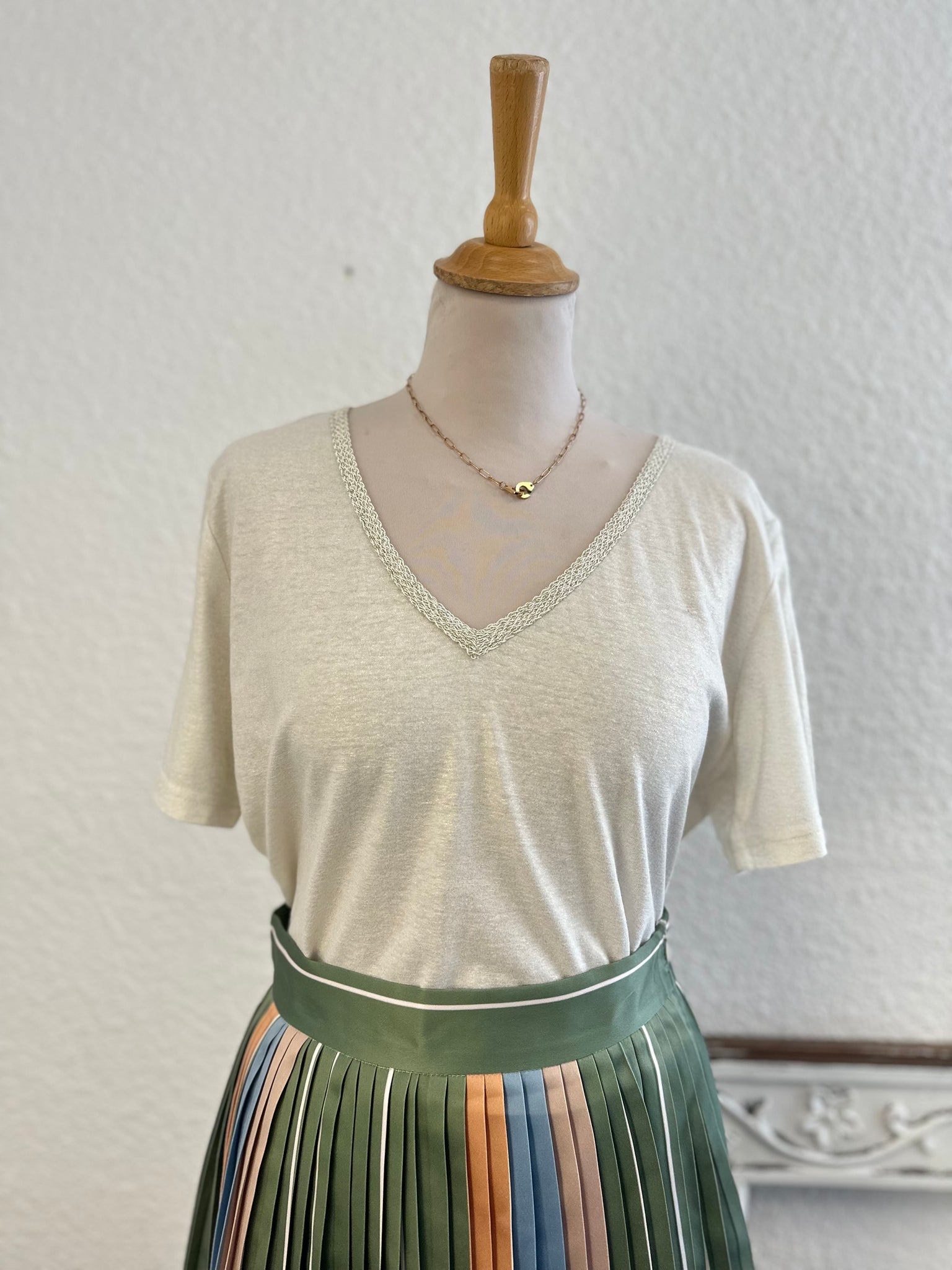 Tee-shirt crème Morgan