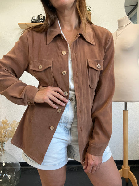 Chemise en velours Vintage