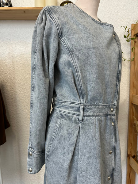 Robe courte en jeans gris Iro