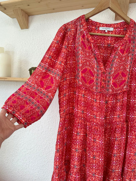 Robe imprimé rouge Gerard Darel