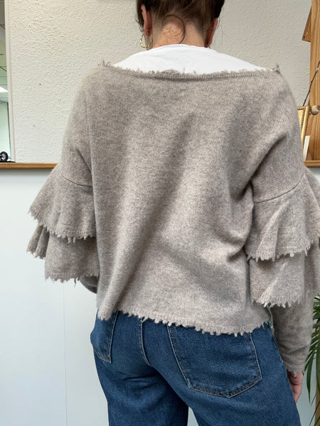 Pull beige en cachemire Max&Moi T.38