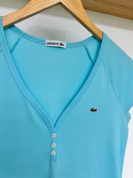 Polo bleu Lacoste