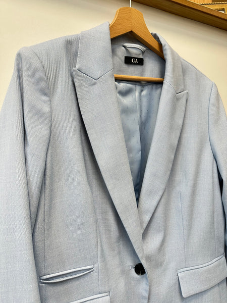 Blazer bleu ciel C&A