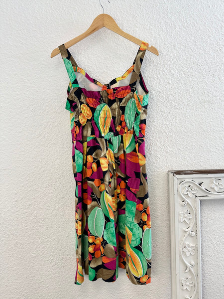 Robe imprimé tropical Vintage