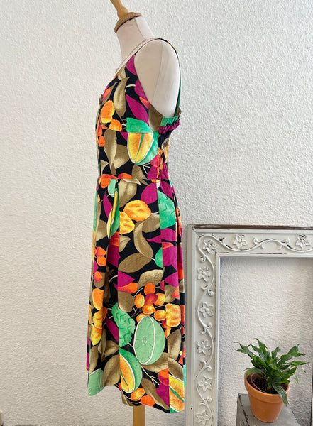 Robe imprimé tropical Vintage