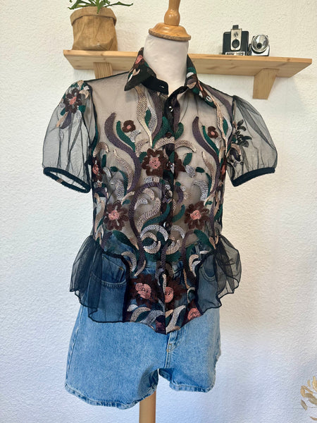 Blouse en tulle Imperial