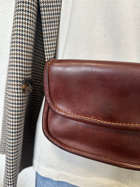 Sac en cuir marron